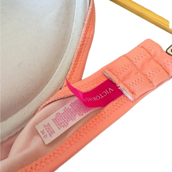 🍁 BUNDLE ONLY - 5/$15 - VS Convertible Coral Halter/Strapless Bikini Top, 36D - Picture 5 of 5